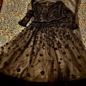 Mac Duggal black midi dress, excellent condition, worn once